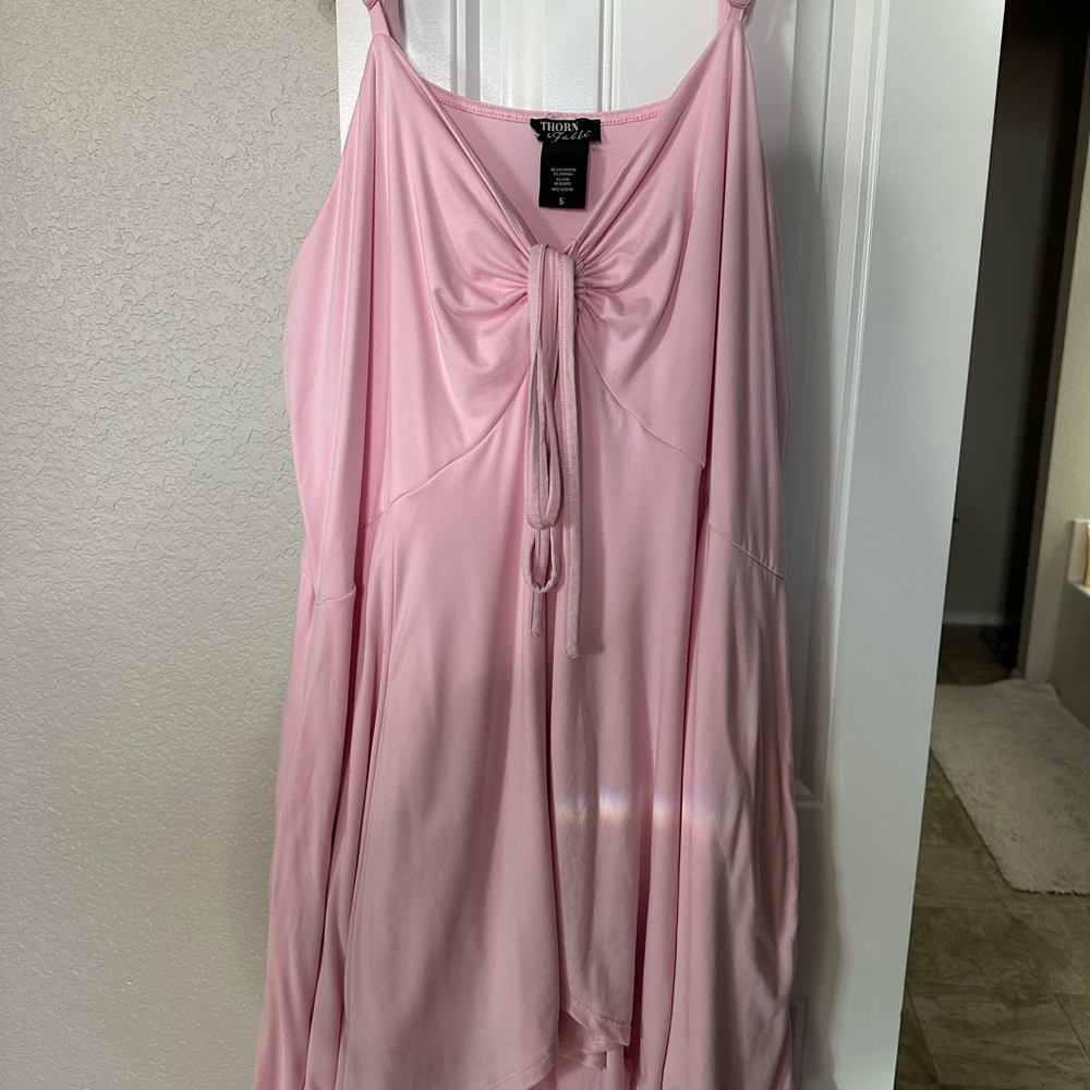 Pink Sleeveless Dress